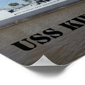 USS KIDD DD 661 Poster (Ecke)
