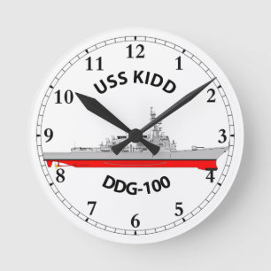 USS KIDD - DDG-100 - ARLEIGH BURKE RUNDE WANDUHR