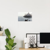 USS Kidd (DDG-993) & US Bridgeton, Earnest Will Poster (Heimbüro)