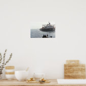 USS Kidd (DDG-993) & US Bridgeton, Earnest Will Poster (Küche)