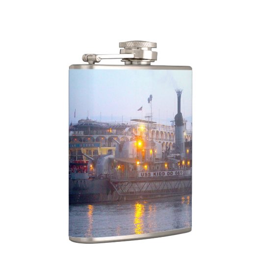 USS KIDD Flask Flachmann (Rechts)