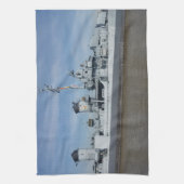 USS Kidd Kitchtuch Geschirrtuch (Vertikal)