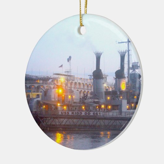 USS KIDD Ornament (Links)
