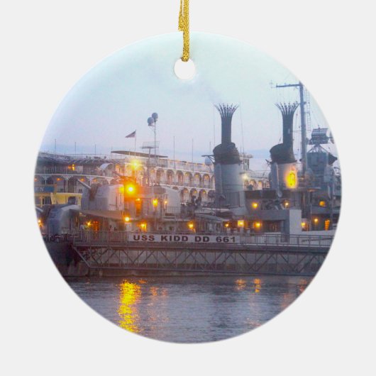 USS KIDD Ornament (Hinten)