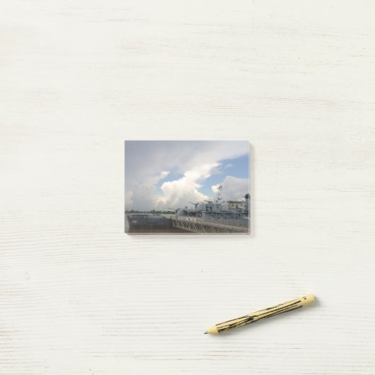 USS KIDD Post it Notes Post-it Klebezettel (Auf Schreibtisch)