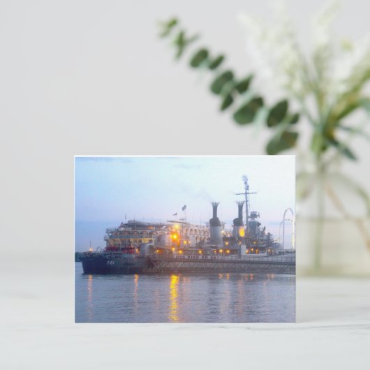 USS KIDD Postcard Postkarte (Stehend Vorderseite)