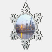 USS KIDD SCHNEEFLOCKEN Zinn-Ornament (Rechts)