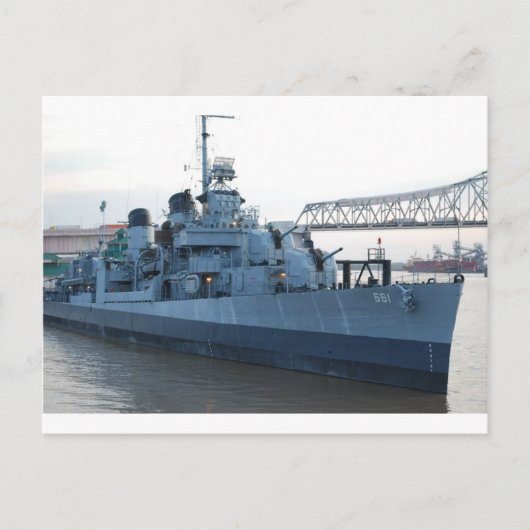 USS Kidd Ship Postkarte (Vorderseite)