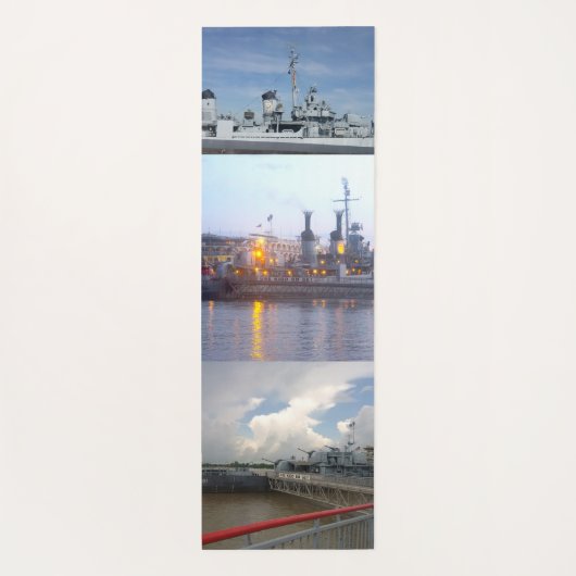 USS Kidd Yogamatte (Rückseite)