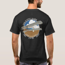 USS KITTY HAWK CV-63 1961-2009 T - SHIRT