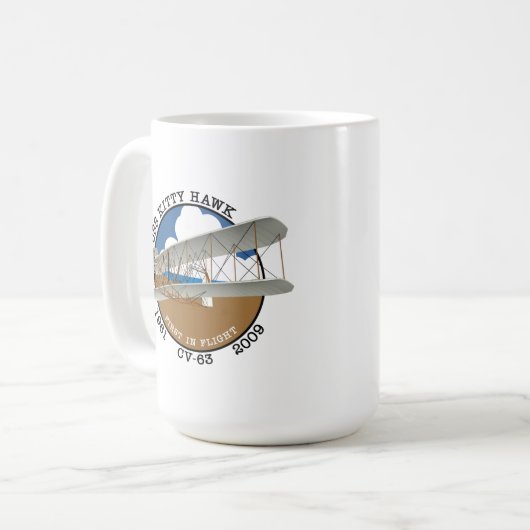 USS KITTY HAWK CV-63 1961-2009 TASSE (Vorderseite Links)