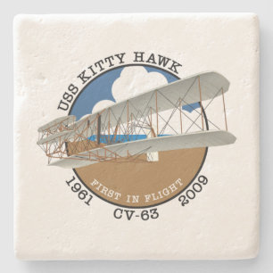 USS KITTY HAWK CV-63 1961-2009 UNTERSETZER