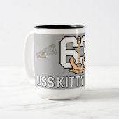USS KITTY HAWK TASSE ERSTE (Vorderseite Links)