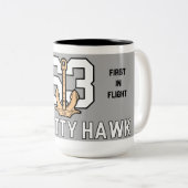 USS KITTY HAWK TASSE ERSTE (VorderseiteRechts)