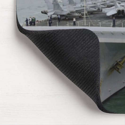 USS- KITTY HAWKFlugzeugträger mousepad (Ecke)