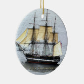 USS-Konstitution an der vollen Maske Keramikornament (Rechts)