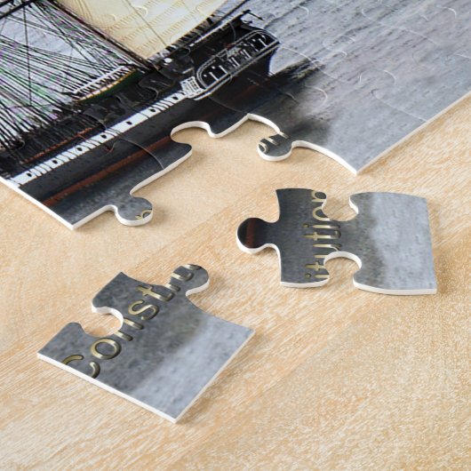 USS-Konstitution an der vollen Maske Puzzle (Seite)
