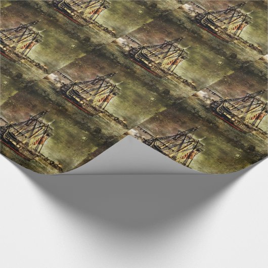 USS-Konstitution Geschenkpapier (Ecke)