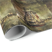 USS-Konstitution Geschenkpapier (Rolleneckpunkt)