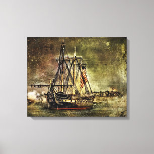 USS-KONSTITUTION LEINWANDDRUCK