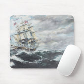 USS-Konstitutionsköpfe für MAJESTÄT Fregatte Mousepad (Mit Mouse)