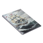 USS-Konstitutionsköpfe für MAJESTÄT Fregatte Notizblock (Rechte Seite)