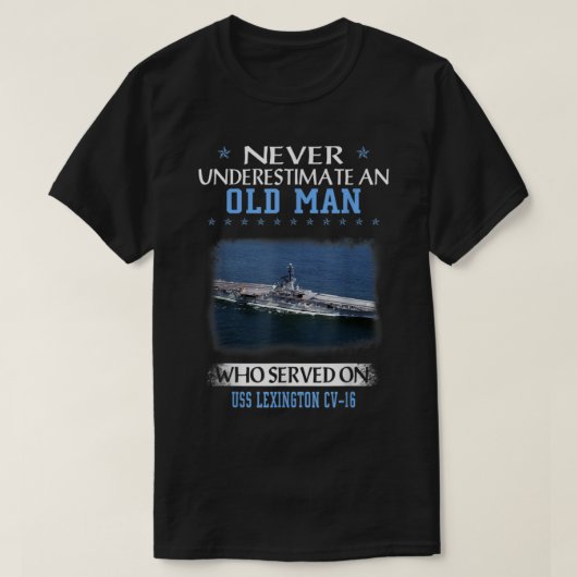 USS Lexington CV16 Veterans Day Veterans Day Day T-Shirt (Design vorne)