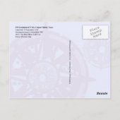 USS Lexington (CV-16), Corpus Christi, Texas Postkarte (Rückseite)