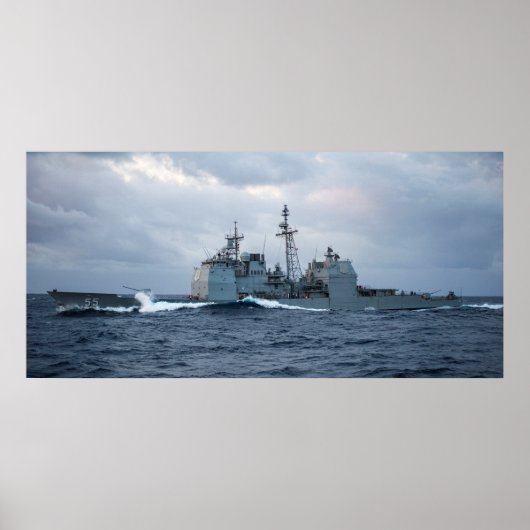 USS Leyte Gulf (CG 55) Poster (Vorne)
