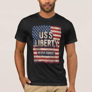USS Liberty Vergiss nie Patriotic Veteran T-Shirt