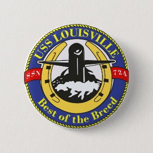 USS Louisville Button