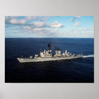 USS MacDonough - Vintager Nautical Destroyer Poster