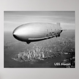 USS Macon poster 16"x20"