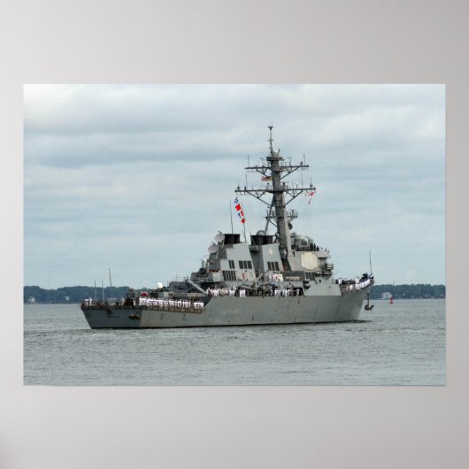 USS Mahan (DDG 72) Poster (Vorne)