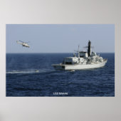 USS Mahan Poster (Vorne)