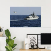 USS Mahan Poster (Heimbüro)