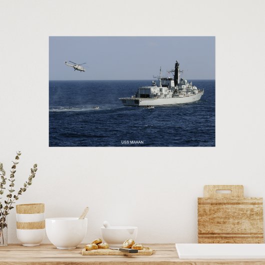 USS Mahan Poster (Küche)