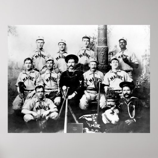 USS Maine Baseball Poster (Vorne)