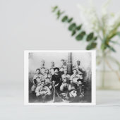 USS Maine Baseball Team in Havanna Cuba Fotograp Postkarte (Stehend Vorderseite)