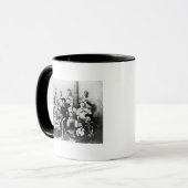 USS Maine Baseball Team in Havanna Cuba Fotograp Tasse (Vorderseite Links)