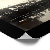 USS Maine Destruction Foto 1911 Poster (Ecke)