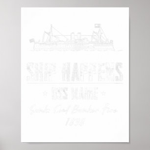 Uss Maine erinnert sich an den spanischen Amerikan Poster