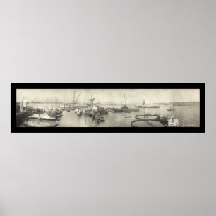 USS Maine Havana Kuba Foto 1911 Poster