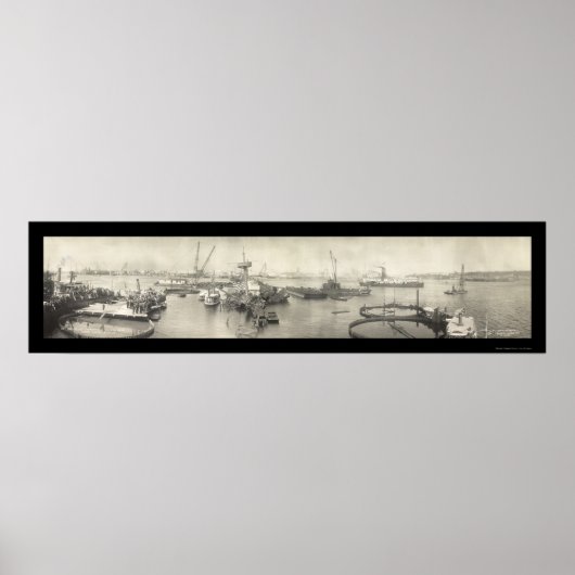 USS Maine Havana Kuba Foto 1911 Poster (Vorne)