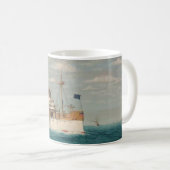 USS Maine Kaffeetasse (VorderseiteRechts)