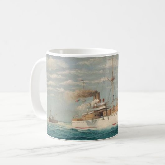 USS Maine Kaffeetasse (Vorderseite Links)