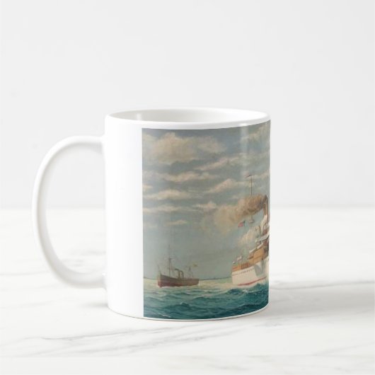 USS Maine Kaffeetasse (Links)