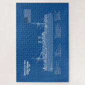 USS Maine - Pläne für Schiffskonzepte ABD Puzzle (Vertikal)