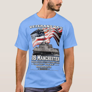USS Manchester LCS14 Kriegsveteranen T-Shirt