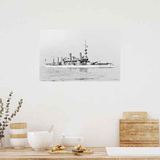 USS Massachusetts Poster (Küche)